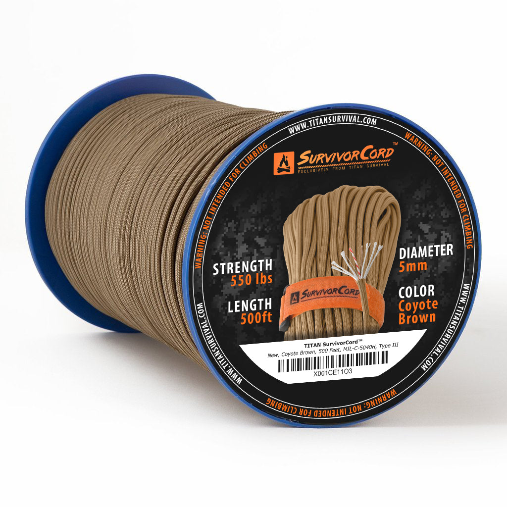 SurvivorCord Spool | COYOTE BROWN